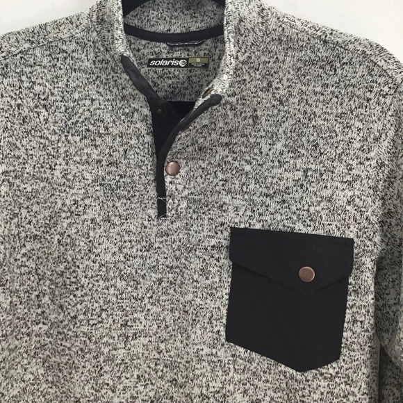 Solaris Men’s Fleece Lined Pullover - Picture 3 of 7